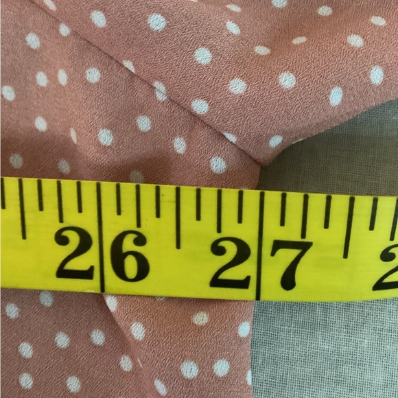 Elegant Pink Tie-Front Blouse, Size 3X - Picture 9 of 11